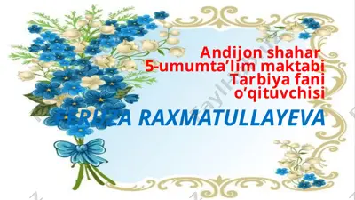 5-s ona tabiatni asrash — PPTX