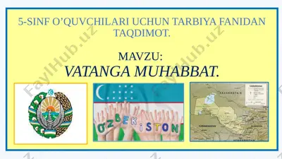 5.1 vatanga muhabbat. — PPTX