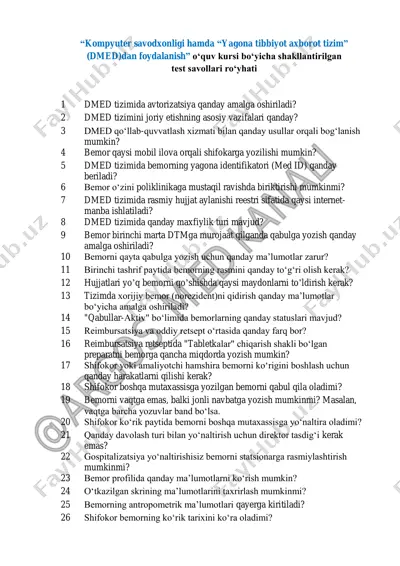 yangi dmed testi @argos_med — PDF