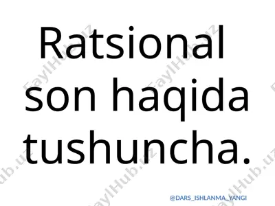 6-sinf matematika 92-93.ratsional son haqida tushuncha+ — PPTX