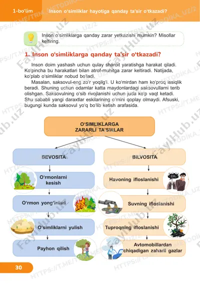 4sinf tabiiy fan darslik 7-9 dars — PDF
