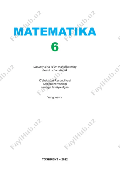 matematika_6-sinf_2-ch_uzb — PDF