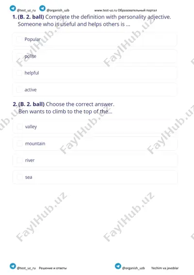 9-sinf ingliz tili 1-chsb 1-smena@summativ_formativ_baholash — PDF