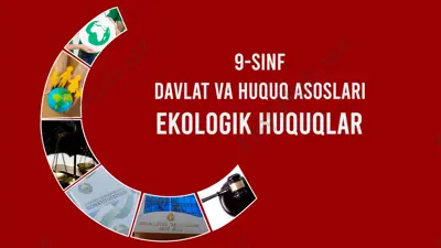 9-sinf. 18. ekologik huquq — PPTX