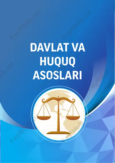 davlat va huquq asoslari — PDF