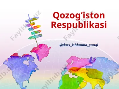 9-sinf geografiya 30.qozog’iston respublikasi 2+ — PPTX