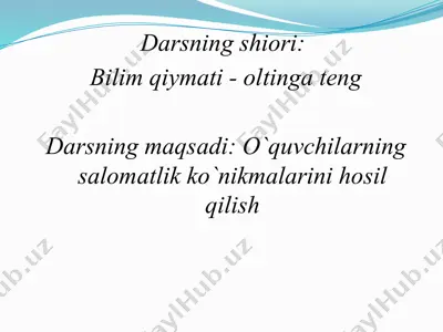 qon tomirlari, qon aylanish doirasi — PPTX