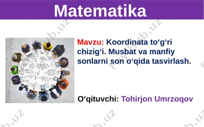 6-sinf ochiq dars fan oyligi — PPTX