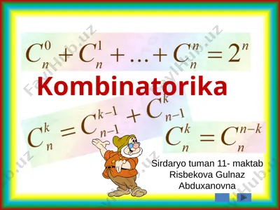 gulnoz kombinatorika — PPTX
