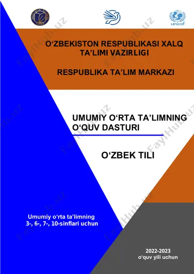 o'zbek tili (davlat tili) — PDF