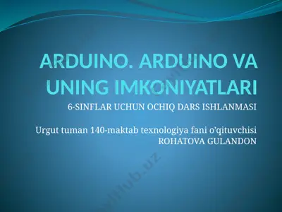 arduino — PPTX