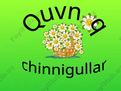quvnoq chinnigullar o'nli kasrlar — PPTX