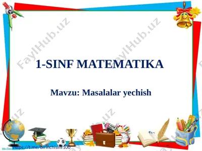 1-sinf matematika 79-mavzu — PPTX