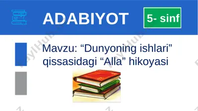 dunyoning ishlari — PPTX