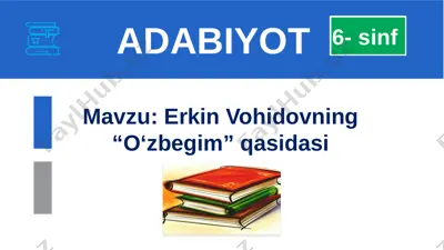 e.vohidov o'zbegim — PPTX