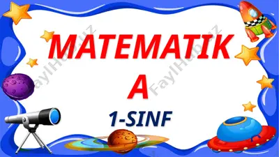 1-sinf matematika 69-dars — PPTX