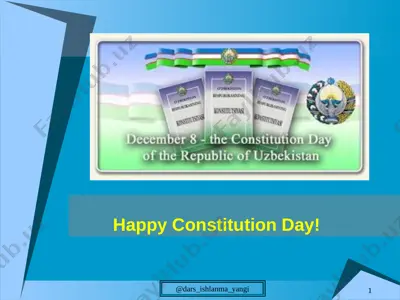 5.2.the constitution of uzbekiston+ — PPTX