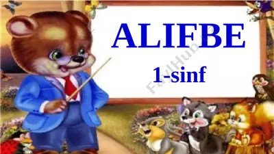 1-sinf alifbe s tovush va ss harlfari — PPTX