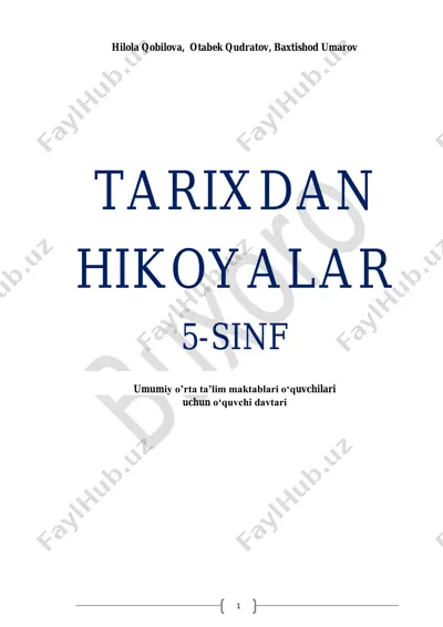 5-sinf o'quvchi daftari — PDF