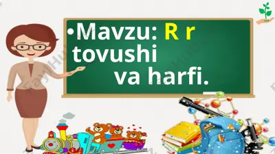 r r tovushi va harfi shahnoza — PPTX