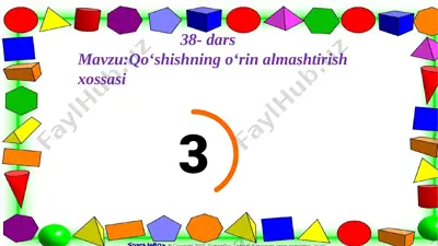 38- dars matematika — PPTX