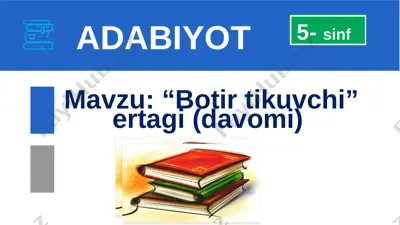 botir tikuvchi 15 (2) — PPTX