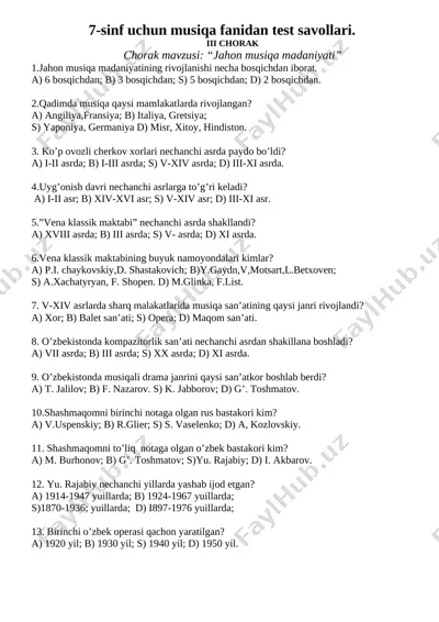forish_tuman_1_maktab_sa`dullayeva_farangiz_musiqadan_testlar_jamlanmasi — DOCX