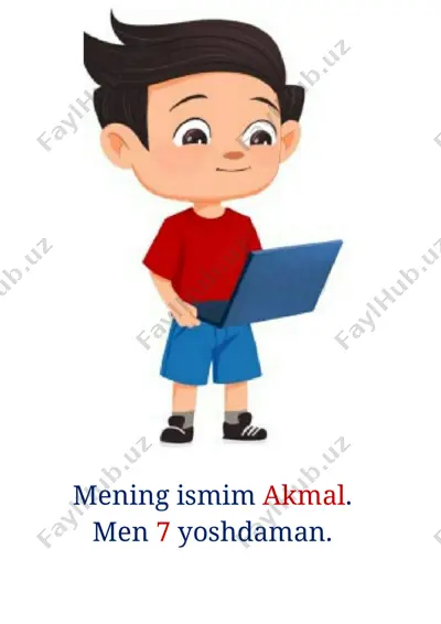 yangi avlod darsliklari qahramonlari — DOCX