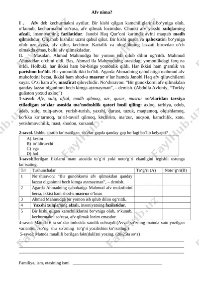 9-sinf milliy reyting 3-matn — DOCX