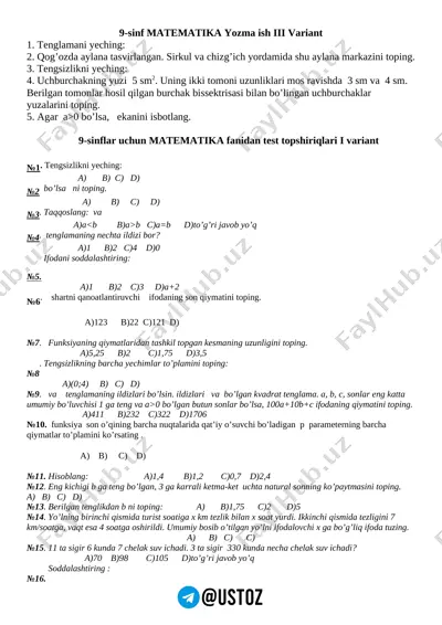 9-10-11 matematika test — DOCX