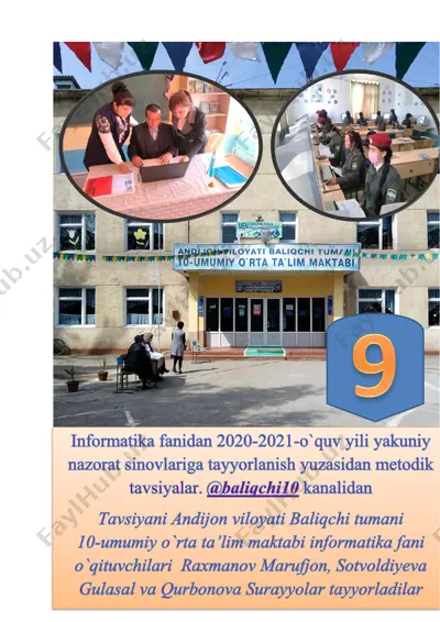 9_sinf_informatikadan_imtixon_biletlari_yechimlariga_tavsiyalar — PDF