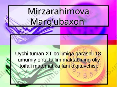 9-sinf ikkilangan burchakning sinus kosinus — PPT