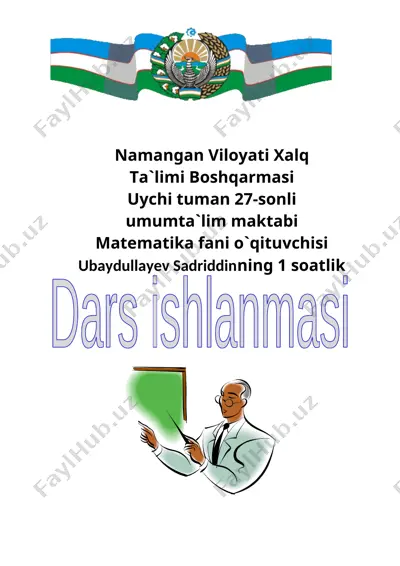 qo’shish formulalari — DOCX