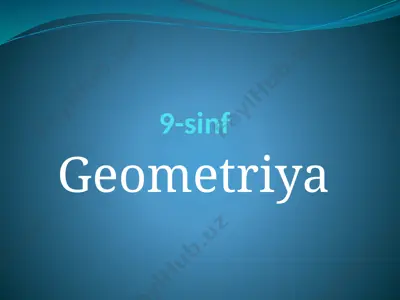 9-sinf geometriya — PPTX