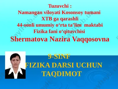 shermatova nazira — PPTX