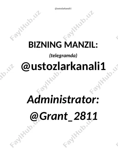 @ustozlarkanali1__ingliz tili_9-sinf_test — DOCX