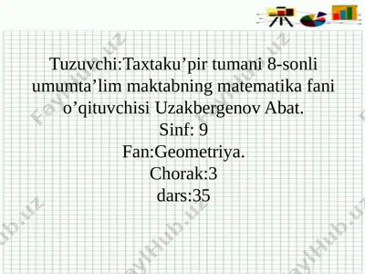 uzakbergenov abat trigonometriya — PPTX