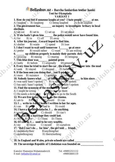 9_sinf_ingliz_tili_olimpiada_testi — PDF