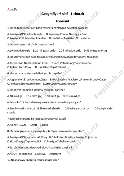 geografiya_9_sinf — DOCX