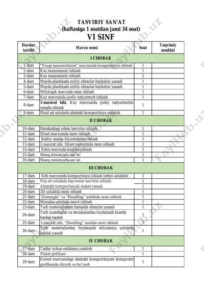 6-sinf tasviriy san'at (6) (2) — PDF