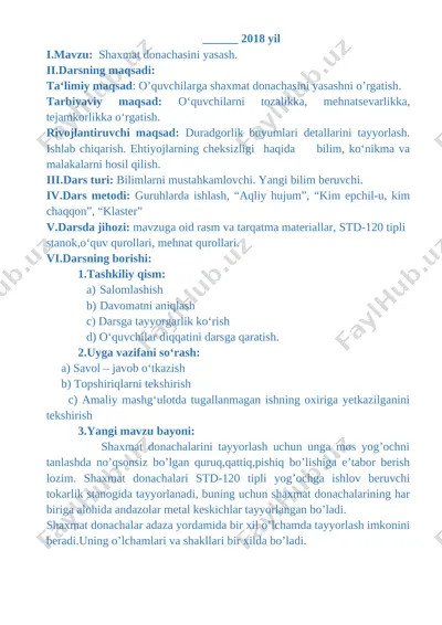2018 yil shaxmat donasi — DOCX