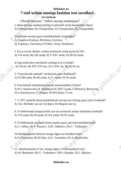 1-7-sinf-musiqa-testlar-1 — DOCX
