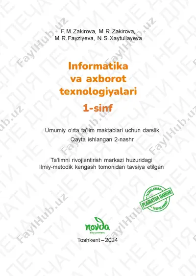 informatika 1 uzb — PDF