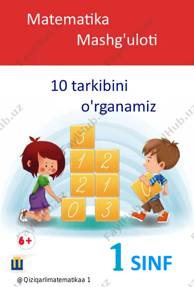 10-gacha bo'lgan raqamlarning tarkibi — PDF