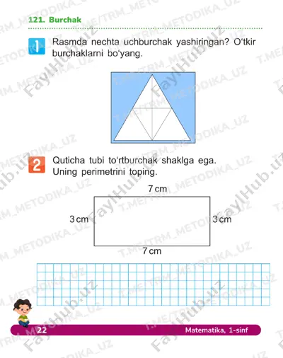 matematika 1 sinf daftar 121-130 — PDF
