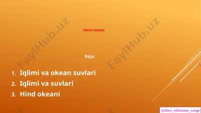 7-sinf geografiya 36.tinch okeani+ — PPTX