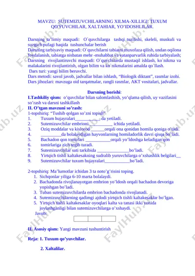 sutemizuvchilarning_xilma_xilligi_tuxum_qo‘yuvchilar,_xaltalilar — DOCX