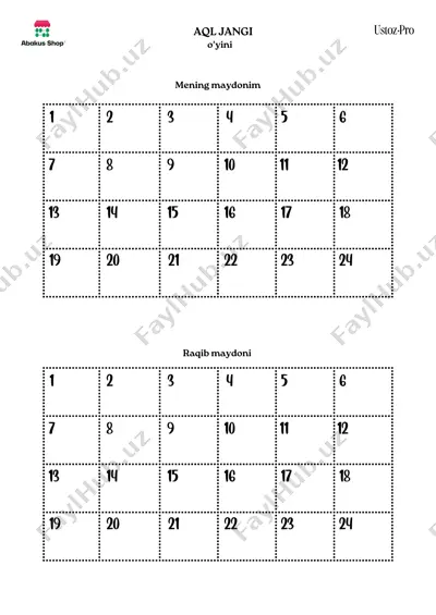 aql jangi mashg'uloti - ustozpro-3 — PDF