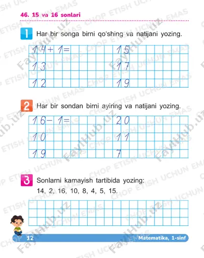 matematika 1 sinf daftar 46-50 — PDF