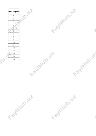 7-sinf geografiya 4-chorak ish reja — XLSX